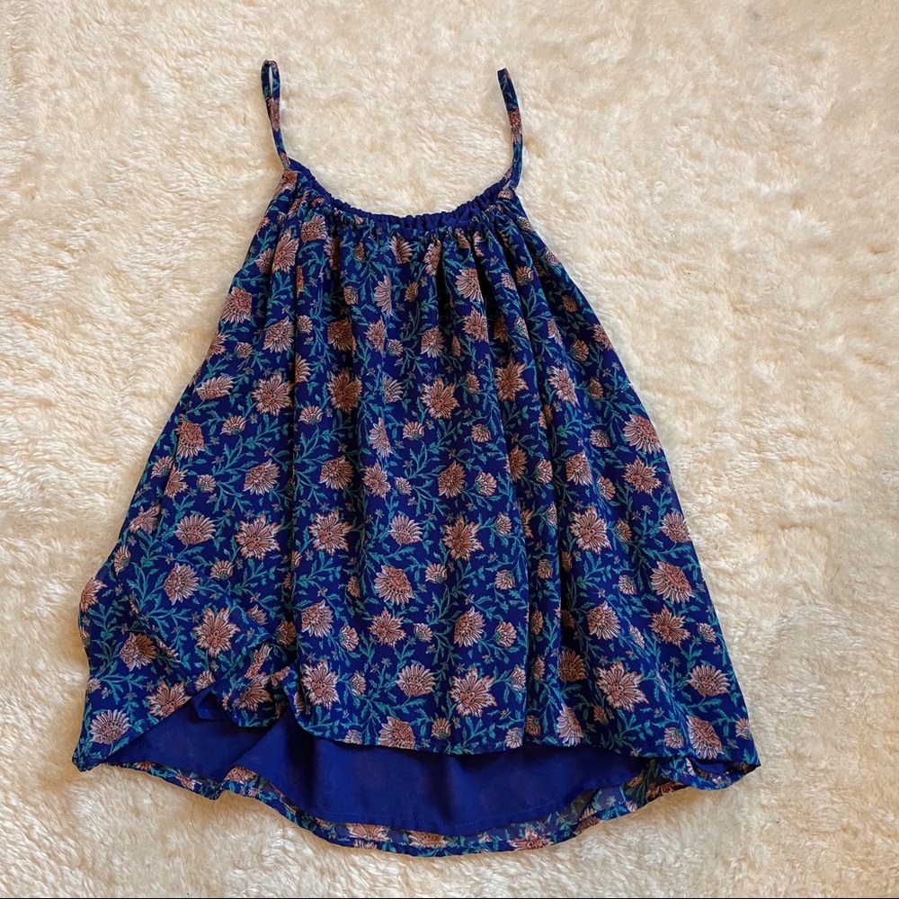 Crop Top | Floral Pattern